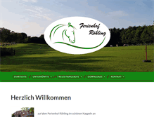 Tablet Screenshot of ferienhof-roehling.de